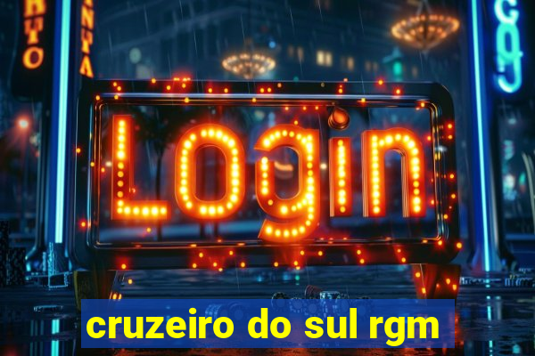 cruzeiro do sul rgm